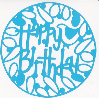 Маска - Фабрика Декора - Happy Birthday, 15смХ15см