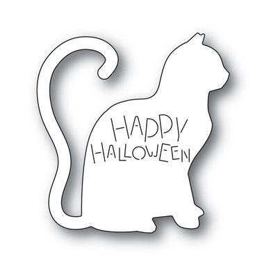Нож для вырубки от Poppystamps - Happy Halloween Cat
