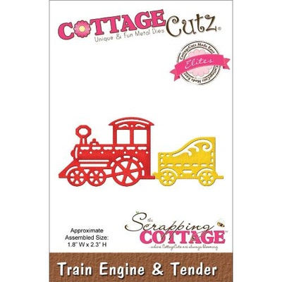 Лезвие CottageCutz - Elites Die - Train Engine & Tender