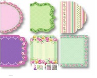 Мини карточки отрывные от Folia - Design Paper  "Catties" Roses