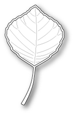 Нож для вырубки от Poppystamps - Aspen Leaf