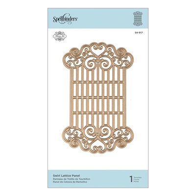 Нож для вырубки от Spellbinders - Swirl Lattice Panel