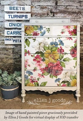 Трансферы (натирки) от IOD - Wall Flower 24x33 Decor Transfer™, 61см х 84см