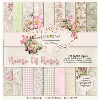 Набор скрапбумаги LemonCraft - House of Roses, 15х15 см