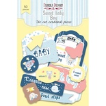 Высечки, коллекция Sweet baby boy-1,  50 штук, ТМ Фабрика Декора
