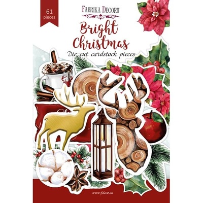 Набір висічок, колекція Bright Christmas, 61 шт