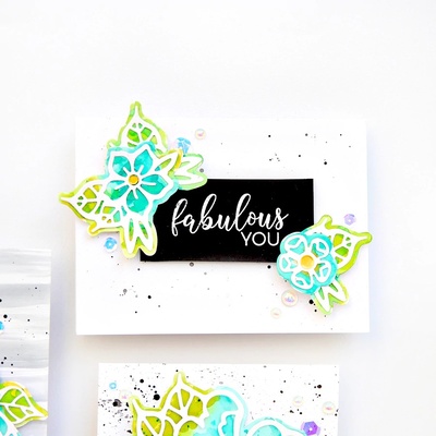 Нож для вырубки от Spellbinders - Petal'd Poetry