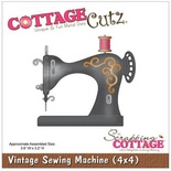 Лезвие CottageCutz Vintage Sewing Machine, 10х10 см