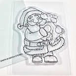 Набор штампов Gerda Steiner - Puppy Kisses for Santa 3x4 Clear Stamp Set