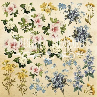 Лист для вырезания №1 Botany summer (рус.), ТМ Фабрика Декору