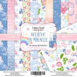 Набор скрапбумаги - Believe in miracle, 30,5x30,5 см, Фабрика Декора