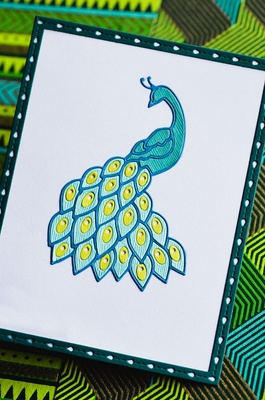 Нож для вырубки от Poppystamps  - Plumed Peacock