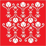 Трафарет - Цветы3, 18*18см