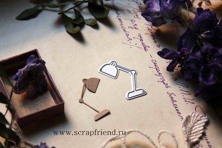 Нож для вырубки от Scrapfriend - Лампа, 2,5х3,5см