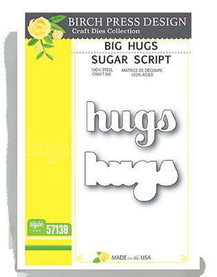 Ножи от Birch Press Design - Big hugs sugar script