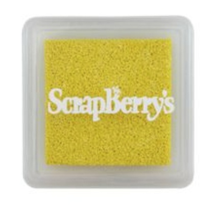 Пигментные чернила от Scrapberry's - Мерцающий солнечно-жёлтый
