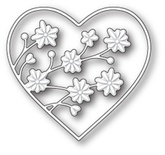 Нож от Memory Box - Drifting Flowers Heart - Сердце с цветами