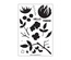 Набор штампов от Concord & 9th - Flourish stamp set