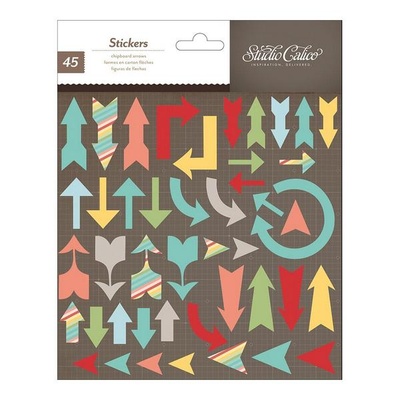 Набор наклеек из чипборда Studio Calico - Snippets Stickers - Chipboard Arrows