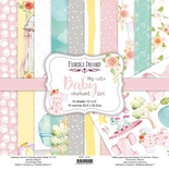 Набор скрапбумаги My cute Baby elephant girl 30,5x30,5 см 10 листов, ТМ Фабрика Декора