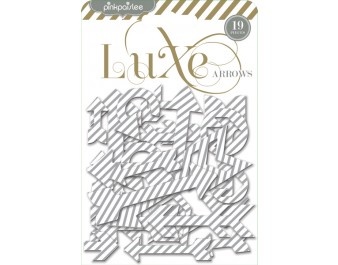 Металлизированный чипборд от Pink Paislee - Luxe Collection - Chipboard Arrows