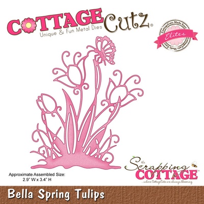 Лезвие CottageCutz Bella Spring Tulips (Elites)