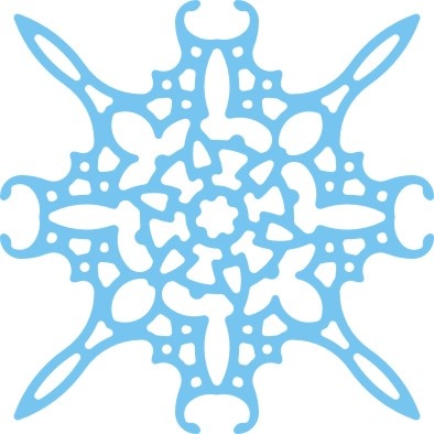 Лезвие Large Snowflake от Cheery Lynn Designs