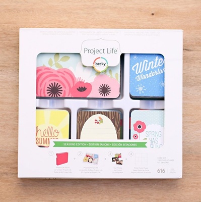 Набор карточек Project Life by Becky Higgins - Core Kit - All Seasons, 616 штук