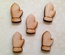 Деревянная фигурка WOOD-025 - Варежка, 1 штука