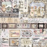 Набор наклеек Bo Bunny - Winter Wishes - Sticker Combo, размер 30х30 см
