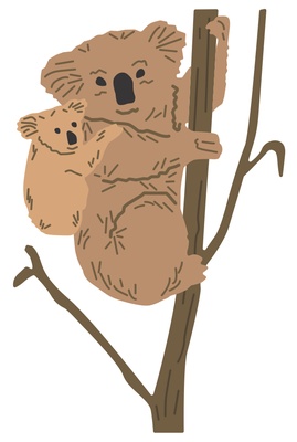 Koala Bear от Cheery Lynn Designs, 3 шт.