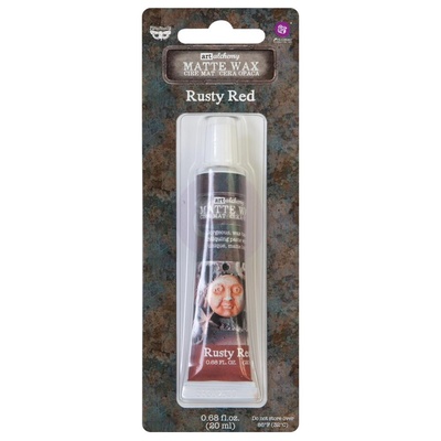 Восковая паста от Prima Finnabair Art - Alchemy Matte Wax .68 Fluid Ounce - Rusty Red, 20 мл