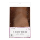 Набор зеркальной бумаги от Dovecraft - Mirror Card – Rose Gold, А4, 10 шт.
