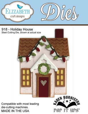 Ножи от Elizabeth Craft Designs - Holiday House - Новогодний домик