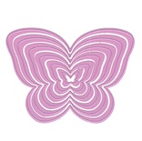 Набор лезвий Nellie Snellen - Multi Frame Cutting Die - Butterfly, 6 штук