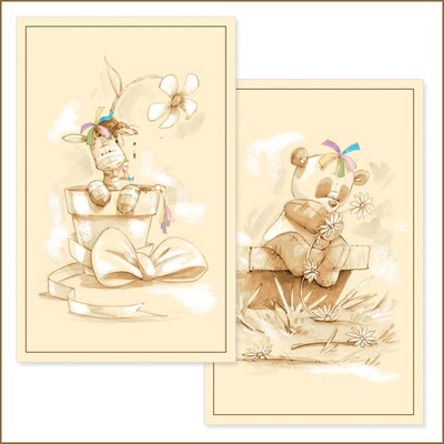 Заготовка для Flower Soft - Цветки в горшках, 2 шт.