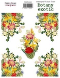 Набор наклеек (стикеров) 5 шт Botany exotic 202, ТМ Фабрика Декора