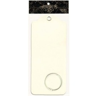 ЦЕНА СНИЖЕНА! Мини-альбом из тэгов - Graphic 45 - G45 Staples - Large Tag Album - Ivory, размер 22.5х10 см