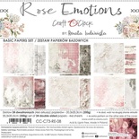 Набір скраппаперу Craft O'Clock - Rose Emotions, 20,3X20,3 см - Basic