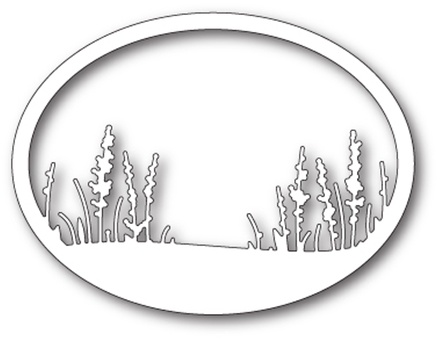 Нож от Memory Box - Wildflower Oval Frame - Рамка "Полевые цветы"