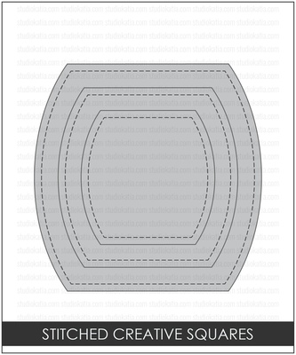 Ножи от Studio Katia - Stitched Nested Creative Squares