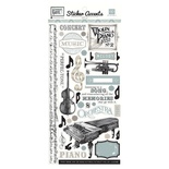 Наклейки от Echo Park - Melody of Life Collection - Cardstock Stickers, 15х30 см