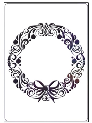 Папки для тиснения Crafts Too Embossing Folder - Wreath
