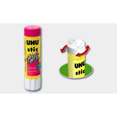 Клей карандаш UHU - Маджик (без растворителя), 21г. (арт. 79)