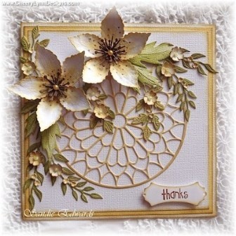 Лезвие от Cheery Lynn Designs - Build a Flower #1 Petals & Leaves - B181B
