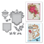 Нож для вырубки от Spellbinders - Stacey Caron - Botanical Bliss - Beautiful Banner Basket