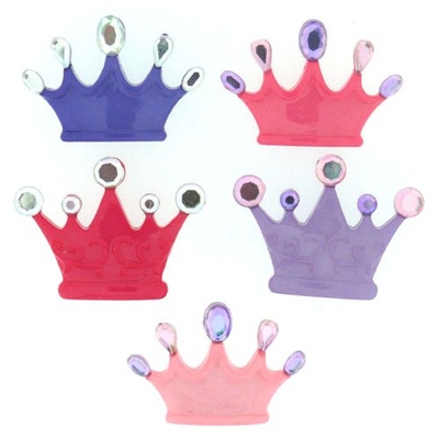Набор декоративных пуговиц Dress It Up - Princess Crowns