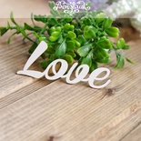 Чипборд от Вензелик - Love, размер: 69x29мм