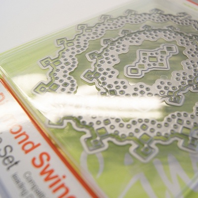 ЦЕНА СНИЖЕНА! Лезвие Tonic Studios - Simplicity Verso – Diamond Swing Oval Die Set, 5 штук