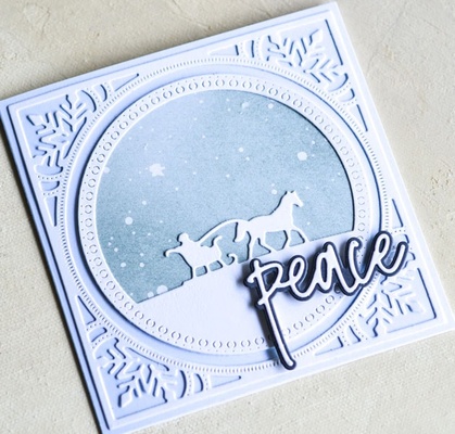 Ножи для вырубки от Memory Box - Peace Jotted Script